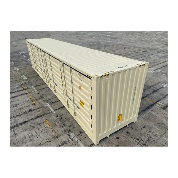 Contenedor marítimo de 40 pies High Cube Open Side