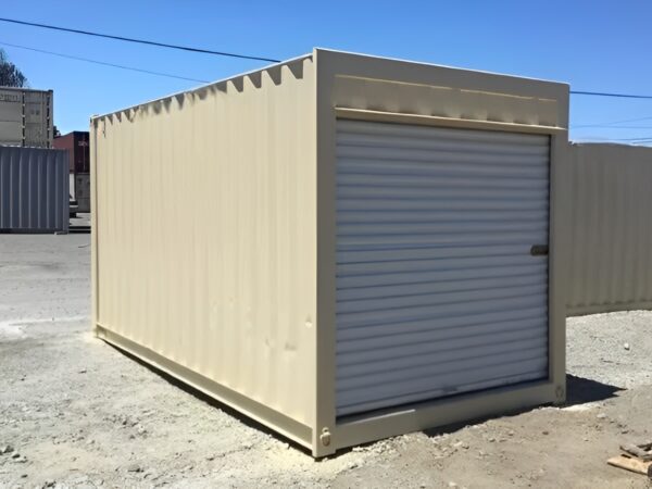 Contenedor de almacenamiento de 16 pies con puerta enrollable